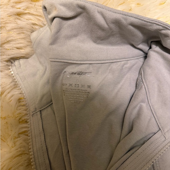 Light Gray Zip-Up Jacket - Picture 2 of 3